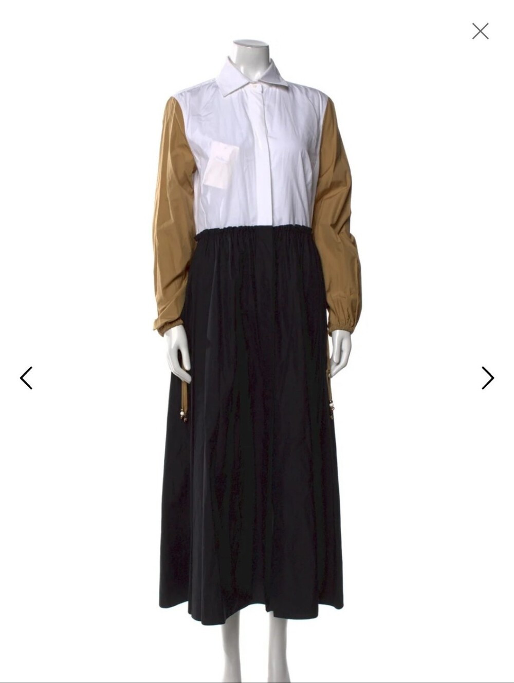 MaxMara Black Maxi Skirt with Elastic Waist